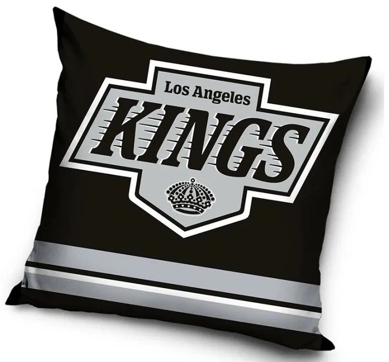Vankúšik NHL Los Angeles Kings Black 40x40 cm