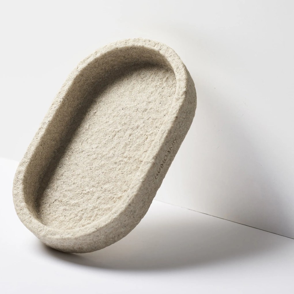 Humdakin Dekoratívny oválny podnos Sandstone
