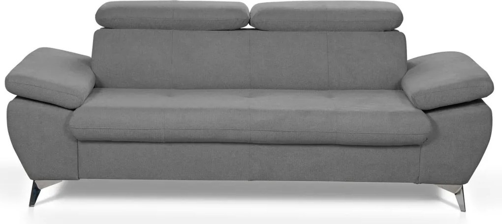 Trojsedák Gisele, stredne šedá látka