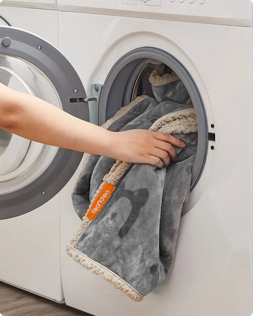 Vodeodolný poťah pre veľkých psov, možno prať v práčke, sivý