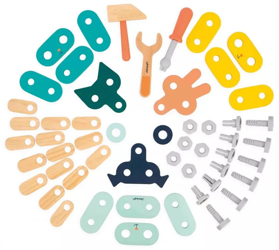 BricoKids - 3 malé zvieratká na zostavenie