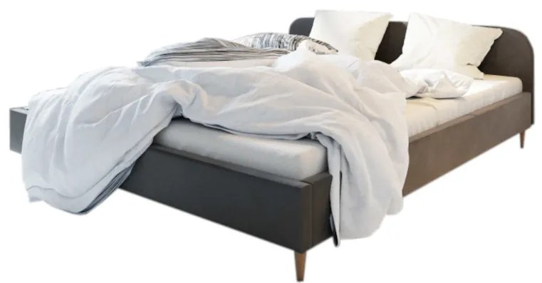 Čalúnená posteľ LOFT, 140x200, itaka 14 + rošt + penový matrac 14cm