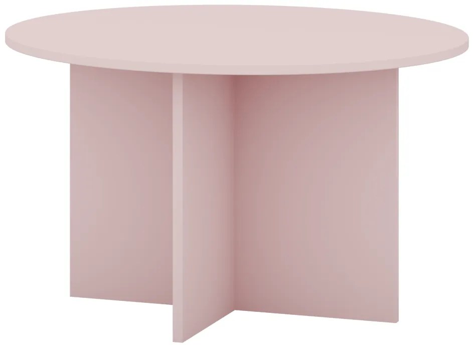 Konferenčný stolík Phoebe 01 84 cm ružový