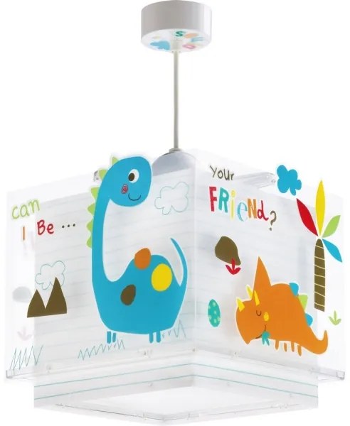 Dalber D-73452 - Detský luster DINOS 1xE27/60W/230V