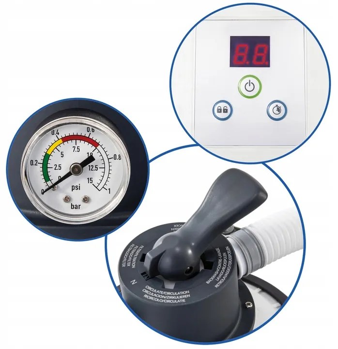 Intex Pieskové filtračné čerpadlo do bazéna 3500l/h INTEX 26642