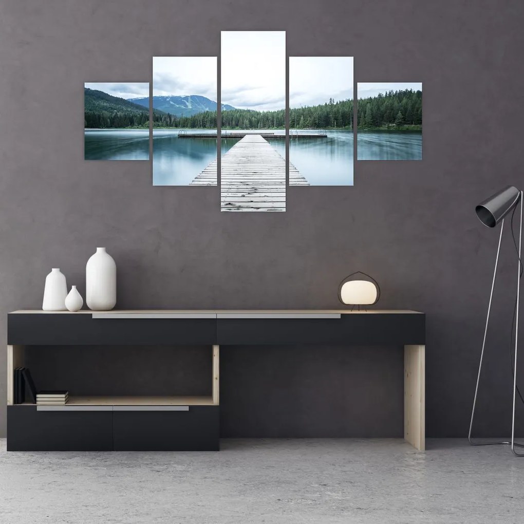 Obraz - Pri pohľade z móla (125x70 cm), 40 ďalších rozmerov