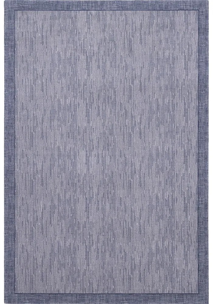Tmavomodrý vlnený koberec 160x240 cm Linea – Agnella