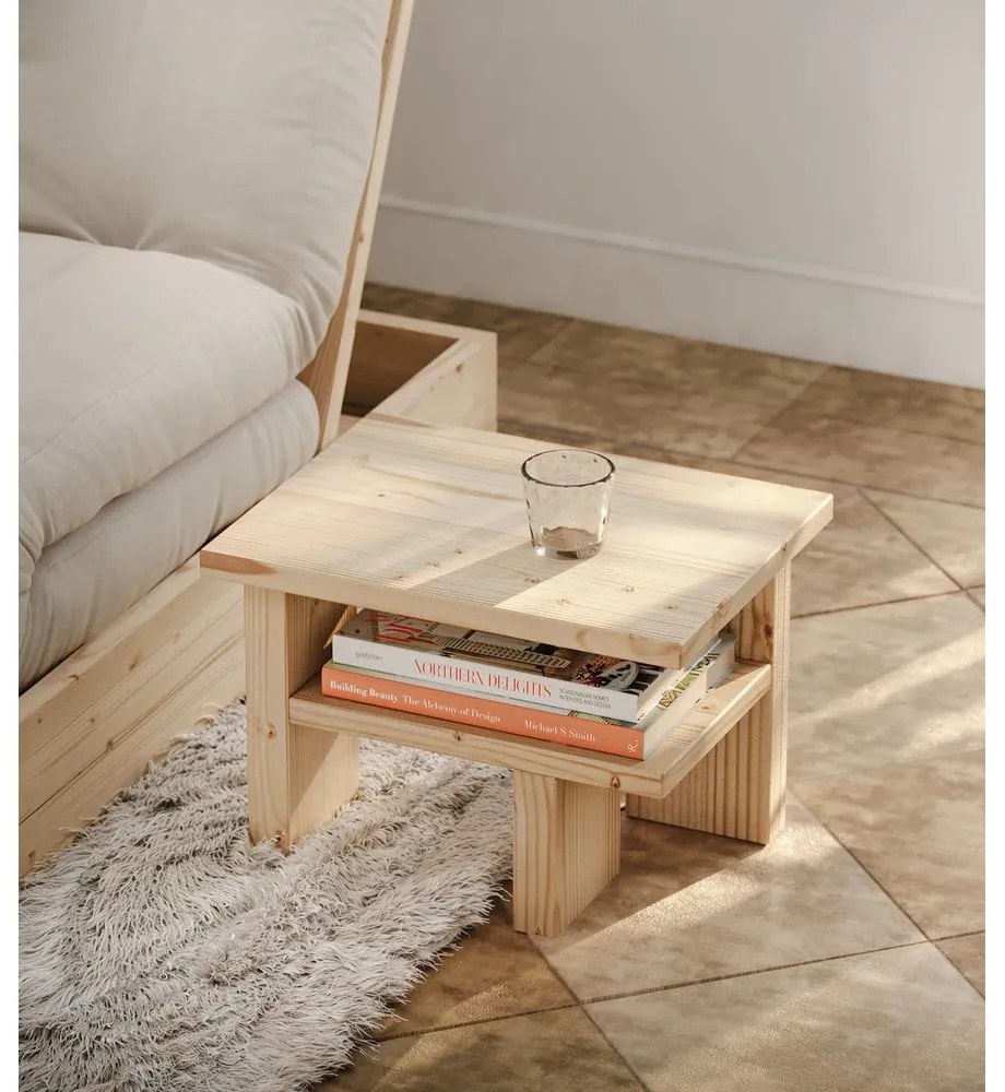 Odkladací stolík z borovicového dreva 34x45 cm Japan – Karup Design