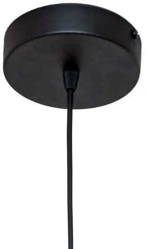 Závesné svietidlo na lanku ECLIPSE 1xE27/15W/230V čierna/biela