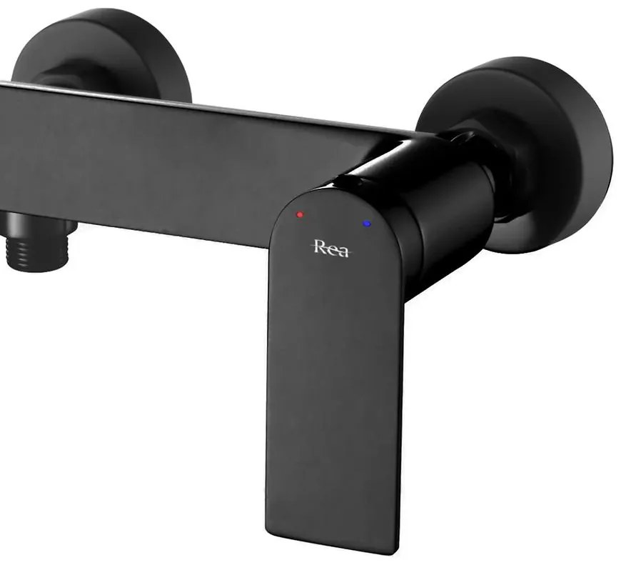 Sprchová batéria s vaňovou sadou Rea Storm čierna