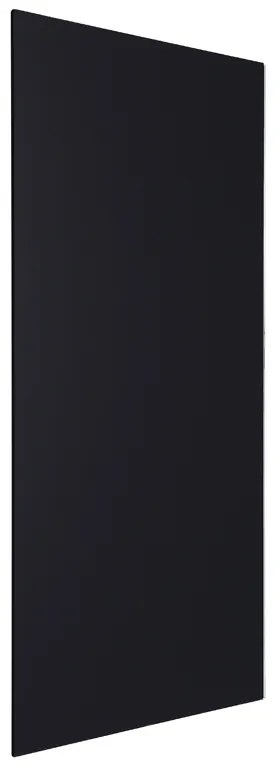 Sklenená magnetická tabuľa na stenu, 780 x 480 mm, čierna