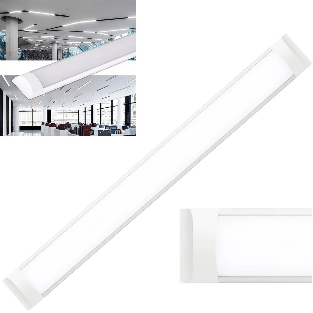 Toolight Toolight, LED stropný panel 150cm, namontovaný na povrch, 42W, biela, OSW-10243