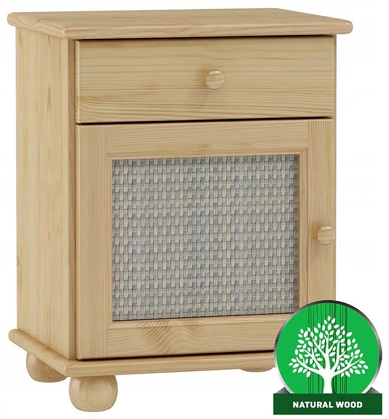 Nočný stolík ratan