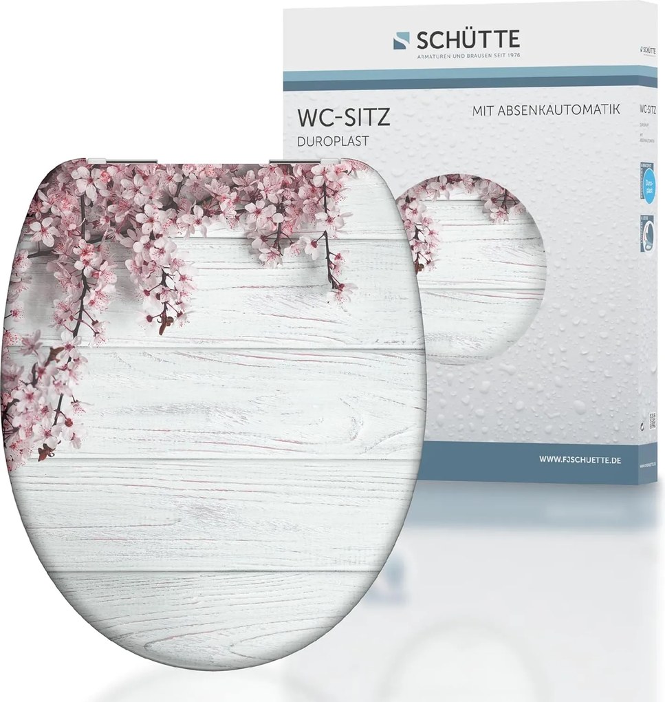 Eisl Sanitär WC sedadlo Duroplast Soft Close Flowers and Wood 82197