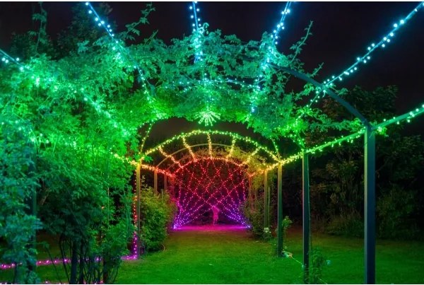 Twinkly TWS250SPP-BEU - LED RGB Vonkajšia svetelná reťaz 250xLED 23,5m IP44 Wi-Fi