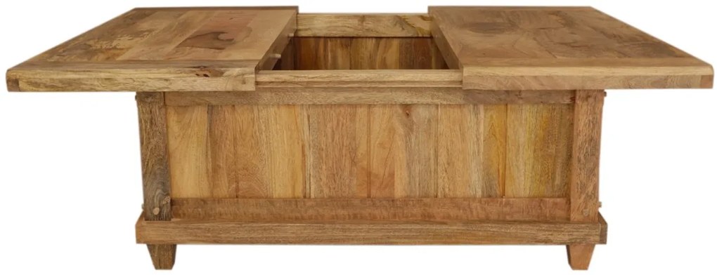 furniture-nabytek.cz - Velký konferenční stolek z mangového dřeva 90x40x90