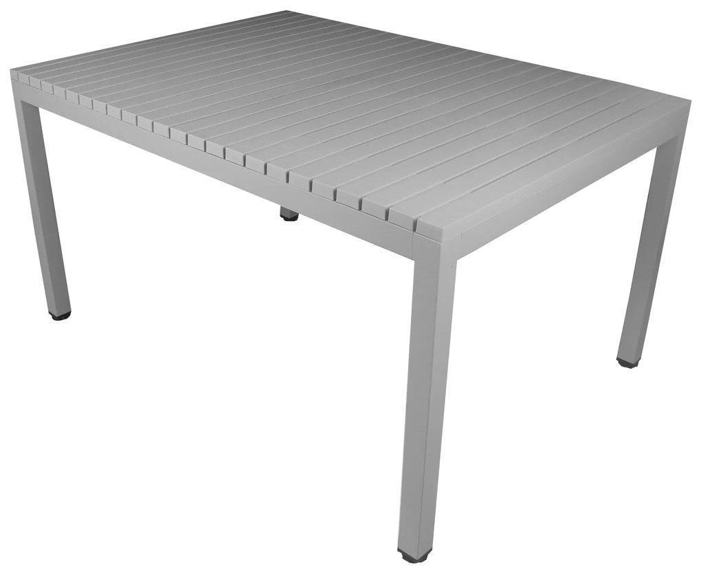 YASU Svetlošedý – MODERNÝ OBDĹŽNIKOVÝ ZÁHRADNÝ STÔL (do kuchyne, kaviarne, záhrady)