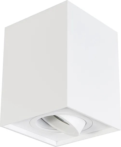 Inteligentný reflektor biely Vrátane WiFi GU10 Nastaviteľný - Quadro 1 Up