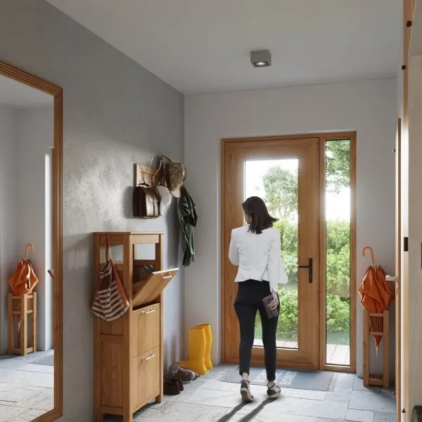 Sollux SL.0883 - Stropné svietidlo QUATRO 1xGU10/40W/230V betón