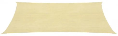 vidaXL Tieniaca plachta 160 g/m² béžová 2x4,5 m HDPE-
