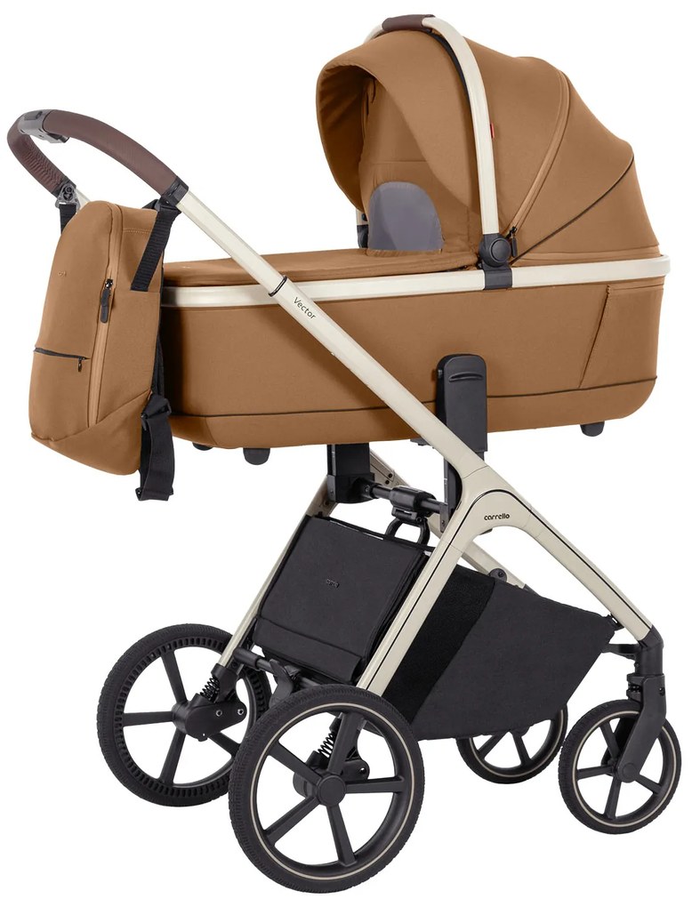Detský kočík 2w1 CARRELLO Vector CRL-6550 Coral Beige