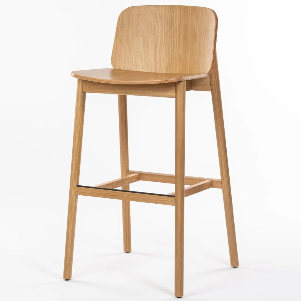 CLARISA BAR 75 DREVENÁ STOLIČKA NA MIERU výška sedu 75 cm