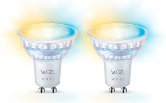 Philips Wiz Tunable white 8720169076709 LED žiarovka GU10 PAR16 4,7W/345lm 2700-6500K 2-set