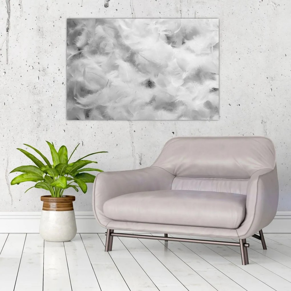 Obraz - Oblaky perie (90x60 cm)