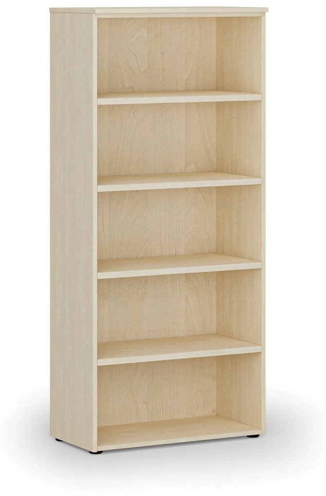 Kancelársky regál PRIMO WOOD, 1781 x 800 x 420 mm, breza
