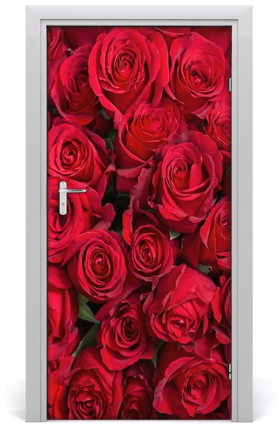 Fototapeta samolepiace červená ruža 85x205 cm