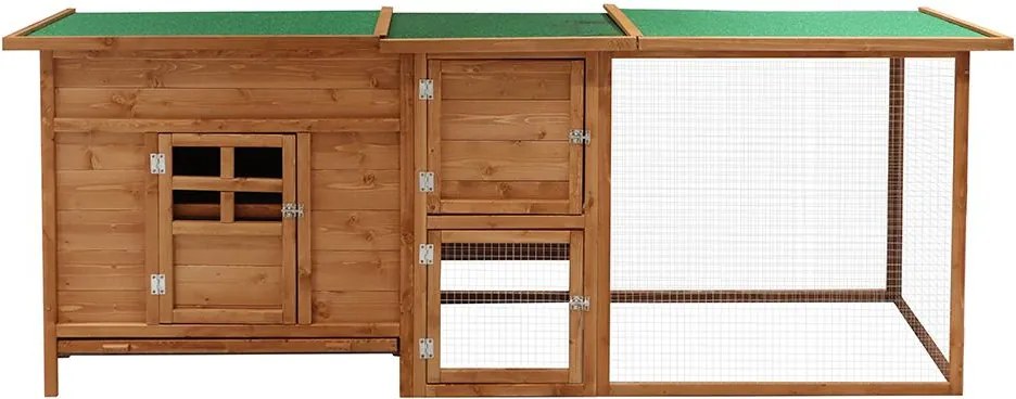 Kurník Avenberg IRIS 215 x 65 x 80 cm hnedý