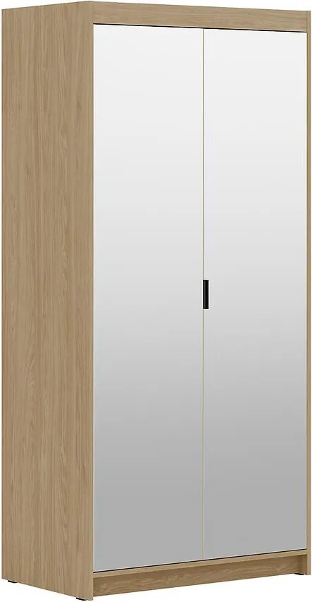 Skriňa Elena 2D zrkadlo dub olejovaný