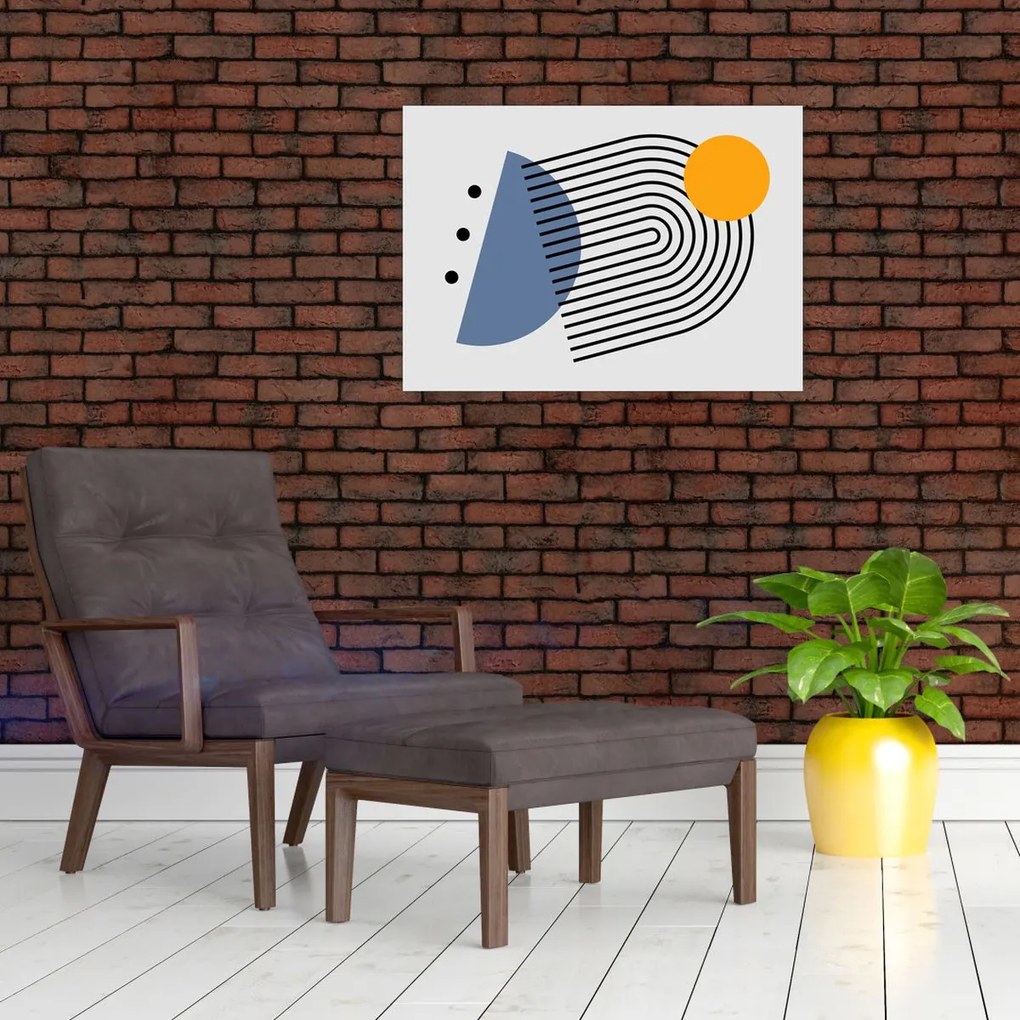 Obraz - Minimalistická abstrakcia N⁰2 (70x50 cm)
