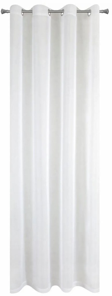 ZÁCLONA NA KRÚŽKOCH LUCY 140X250 CM BIELA