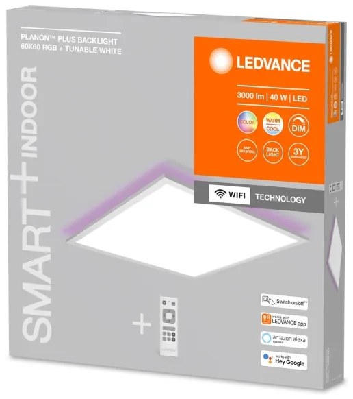 Ledvance - LED RGBW Stmievateľný panel SMART+ PLANON LED/40W/230V Wi-Fi + DO