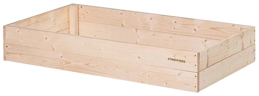 ATMOWOOD Drevený vyvýšený záhon 120 x 60 x 20 cm