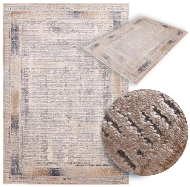 Koberec Pula T432A hnedo-béžový