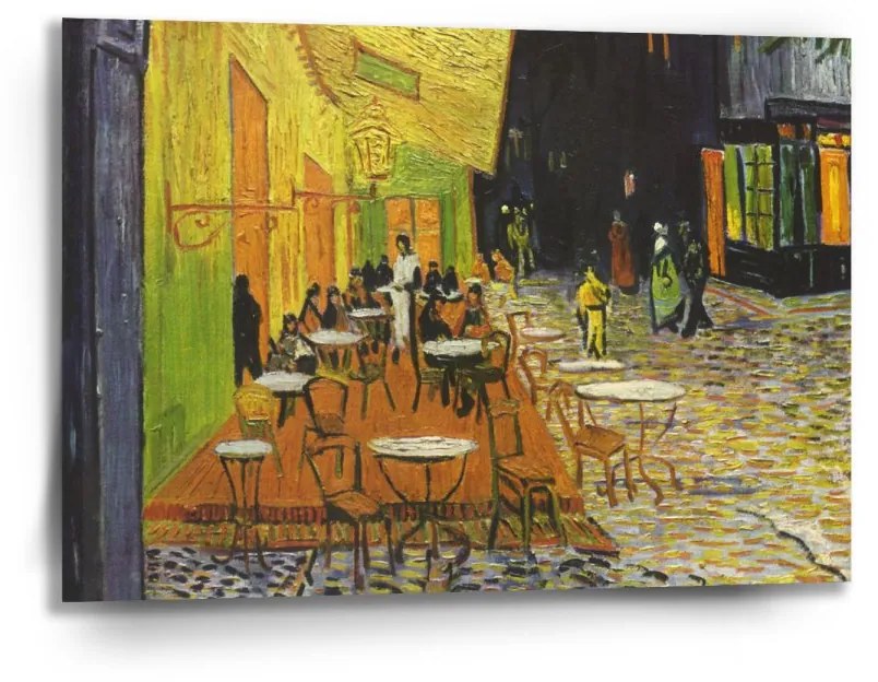 Sablio Obraz Terasa kaviarne v noci - Vincent van Gogh - 90x60 cm