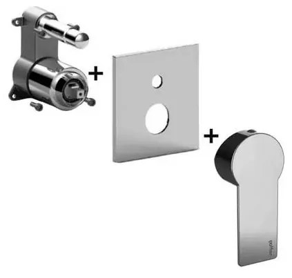 Paffoni - sprchová batéria pre podomietkovú inštaláciu TANGO lesklý chróm