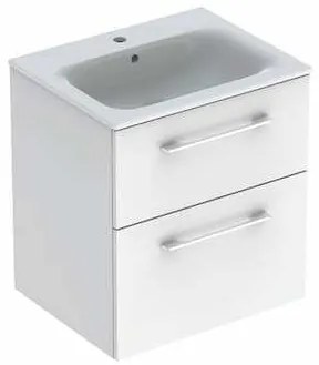 Geberit Selnova kúpeľňová skrinka s umývadlom 60x50,2x65,2 cm biela lesk 501.236.00.1