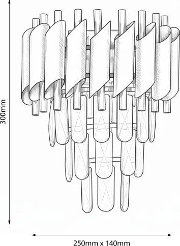 Brilagi - Nástenné svietidlo ECLIPSE 2xE14/10W/230V čierna/zlatá