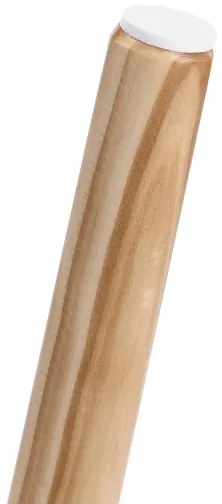 Súprava 2 ks odkladacích stolíkov SERA, biela/hnedá