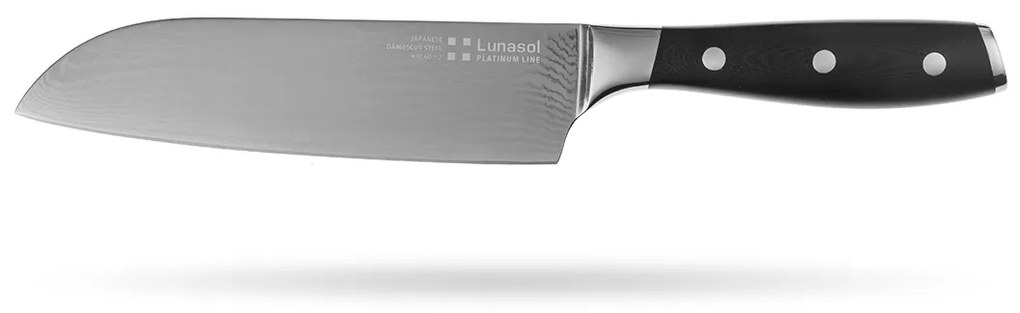 Santoku nôž 18 cm - Lunasol Platinum Line - 128781