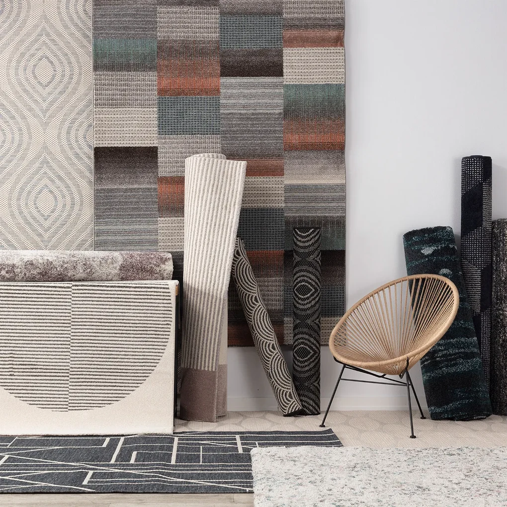 Koberec Breeze beige/raw/blue 200x290cm