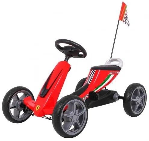 RAMIZ Detská kára Ferrari 8931 - červená
