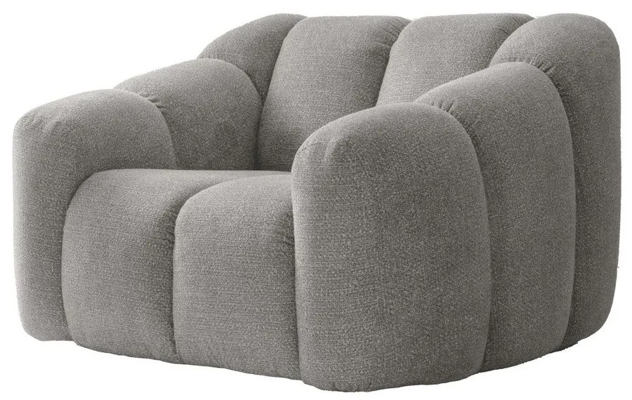 Svetlosivé kreslo Shell – Miuform