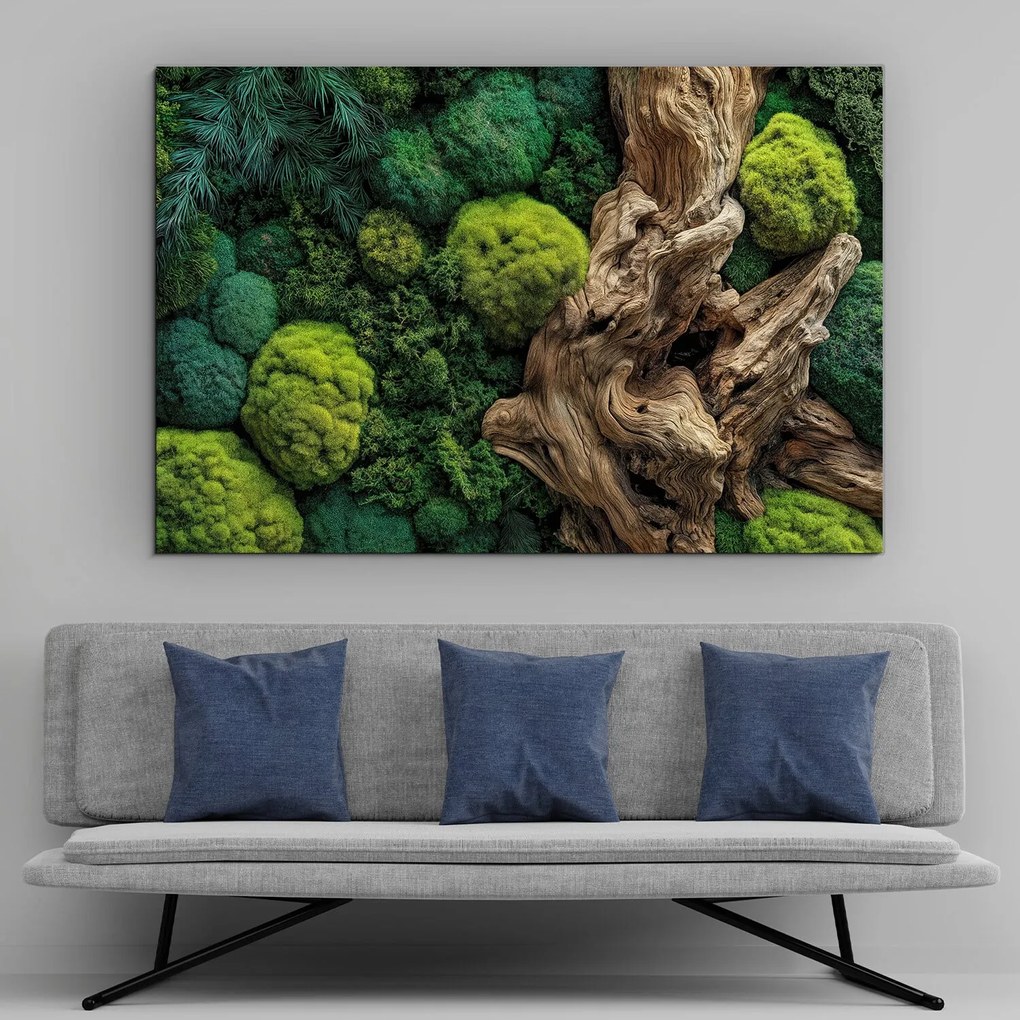 DUBLEZ | Machový obraz - Dotyk prírody