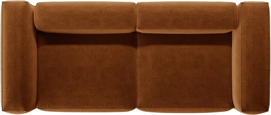 Pohovka v tehlovej farbe 264 cm Bergamo – Cosmopolitan Design