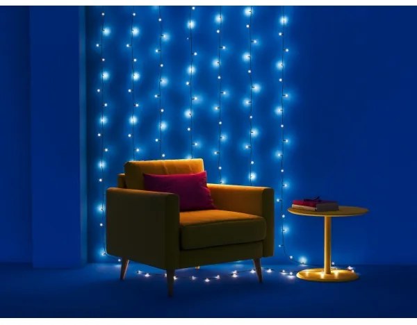 WiZ - LED RGBW Stmievateľná vonkajšia reťaz 160xLED 20m IP44 2700-5000K Wi-Fi