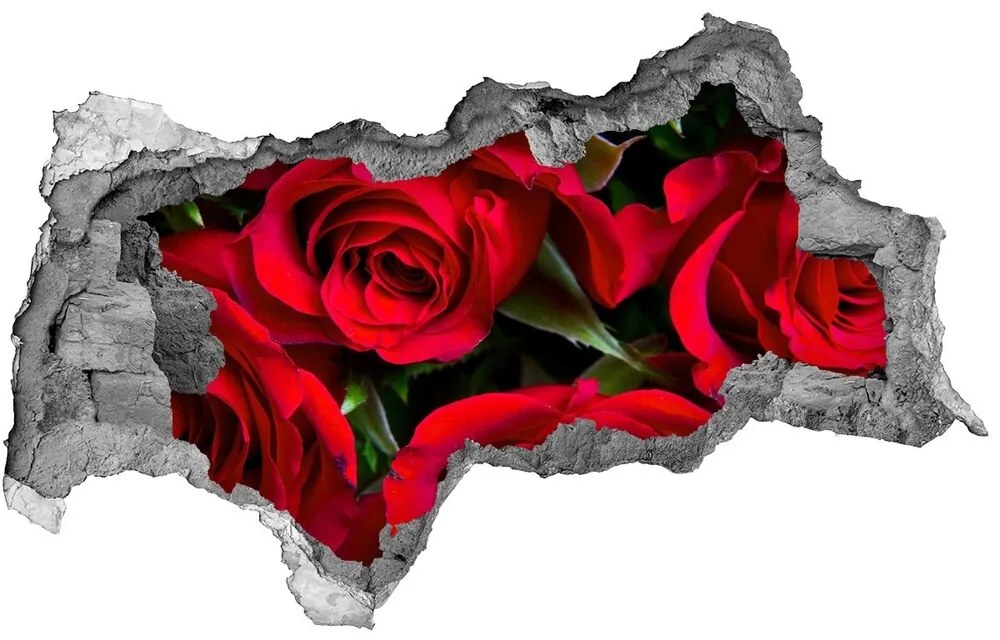 Samolepiaca diera nálepka Červené ruže nd-b-76865971